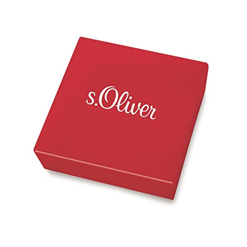 s.Oliver - Pulsera para mujer de acero inoxidable con IP oro cubierto con cristales de Swarovski®