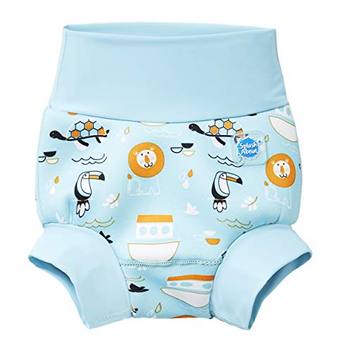 Splash About Happy Nappy Pañal de Baño Reutilizable - Noah's Ark 12-24 Meses