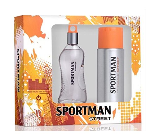 SPORT MAN STREET ESTUCHE COLONIA 100 ML. + DESODORANTE