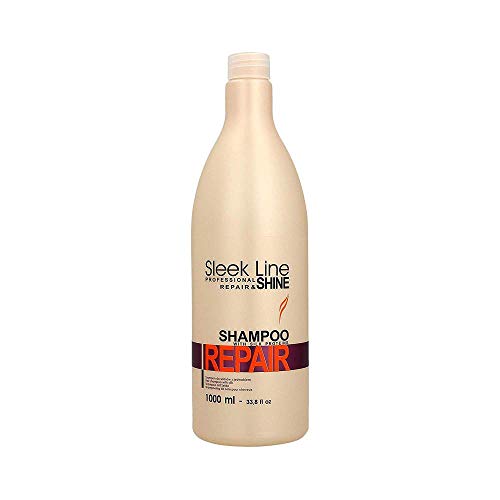 Stapiz Sleek Line Repair, Champú con Proteínas de Seda, 1000 ml