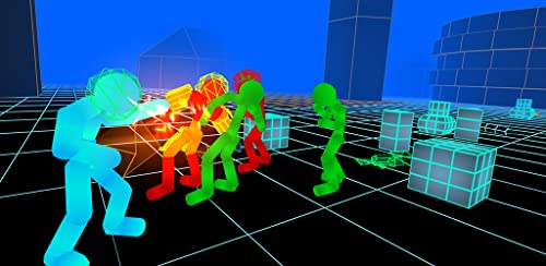 Stickman Neon Warriors: Street Fighting