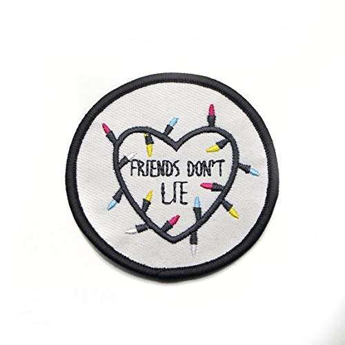 Stranger Things Inspired Friends Dont Lie - Parche para ropa