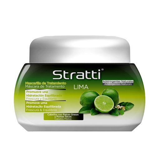 Stratti Lima - Mascarilla Frescura y Equilibrio con Keratina - 550 gr