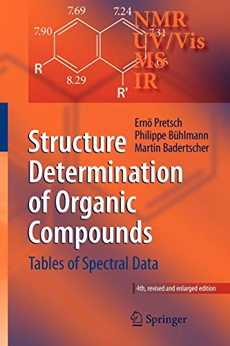 Structure Determination of Organic Compounds: Tables of Spectral Data