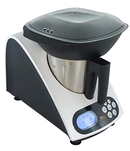 Superchef Robot de Cocina VA1500 Cook&MIx, 1100w+500w, jarra de 2 litros de capacidad real, 10 velocidades, de 40º a 110º