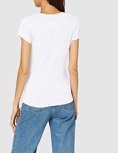 Superdry Premium Goods Puff Entry tee Camiseta de Tirantes, Blanco (Optic 01c), S (Talla del Fabricante:10) para Mujer