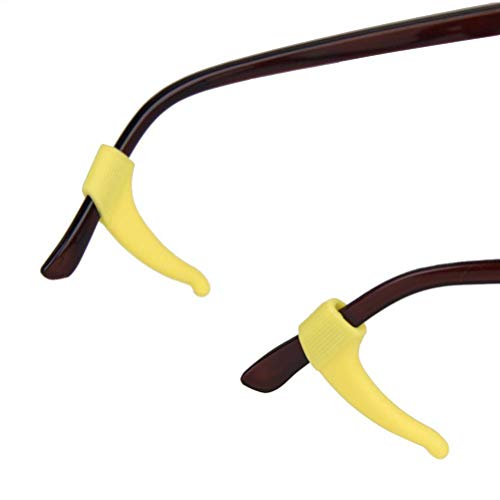 SUPVOX Gafas de silicona Ganchos para la oreja Gafas de seguridad antideslizantes Agarre el sujetador para niños adultos Deportes 12 pares (color aleatorio)
