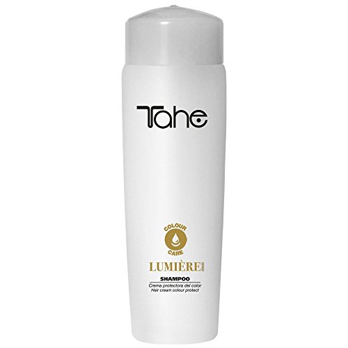 Tahe Lumière Express Crema de Champú con Keratina Triónica y Aceite de Argán, Efecto Protector de Color y Cuero Cabelludo, 250 ml