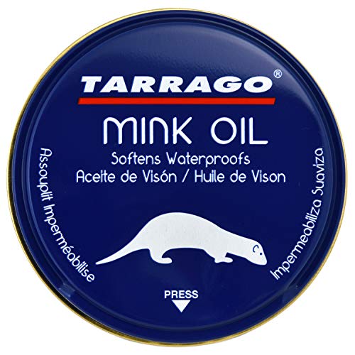 Tarrago Grasa Mink Oil 100ml, Grasa Enriquecida con Aceite de Visón - Protege, Impermeabiliza y Lubrica Artículos de Cuero