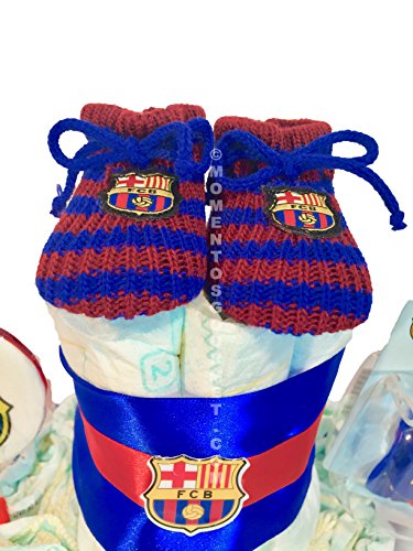 Tarta de pañales DODOT F.C.Barcelona MUSTELA (Talla 2 (3-6 kg))