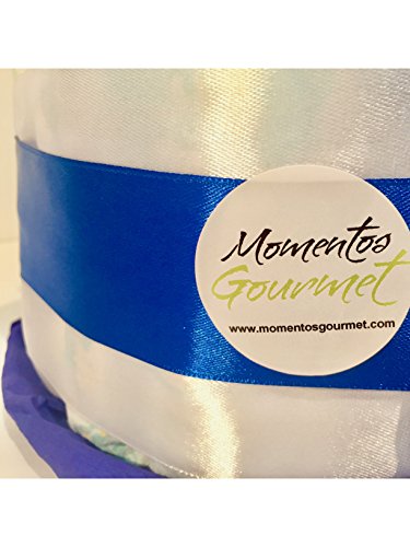 Tarta de pañales DODOT Mustela azul Momentosgourmet