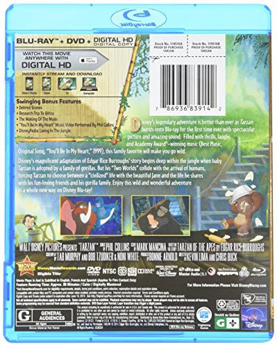 Tarzan [Edizione: Stati Uniti] [USA] [Blu-ray]