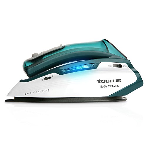 Taurus Easy Travel Plancha viaje, 1150W, 120, Acero Inoxidable, Verde, Color blanco