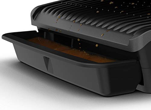 Tefal Optigrill Elite GC750D Grill parrilla eléctrica interior y exterior, sensor grill automático, sellado rápido, 12 programas automáticos, apto para lavavajillas, antiadherente, función sandwichera