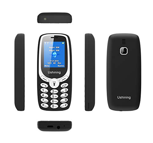 Teléfonos Móviles para Mayores con Teclas Grandes, Ukuu U181 Senior, Fácil de Usar Celular para Ancianos con Dual SIM - Negro [España]