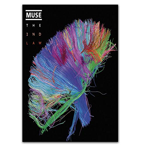 Teoría de la simulación The 2nd Law Muse álbumes de música cubierta pintura póster impresiones lienzo cuadro de pared para decoración de la habitación del hogar-60x80cm sin marco