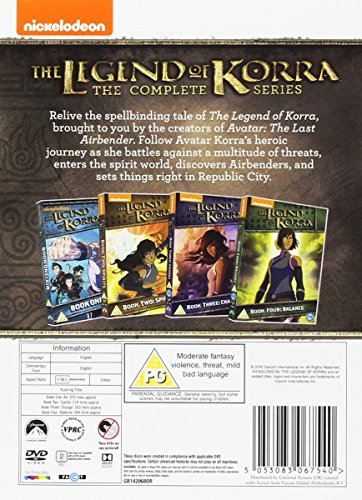 The Legend Of Korra: The Complete Series   (5 Dvd) [Edizione: Regno Unito] [Reino Unido]