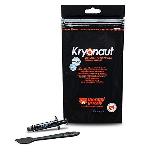 Thermal Grizzly Kryonaut 12.5W/m·K 1g compuesto - Disipador de calor (1 g, -200 - 350 °C)