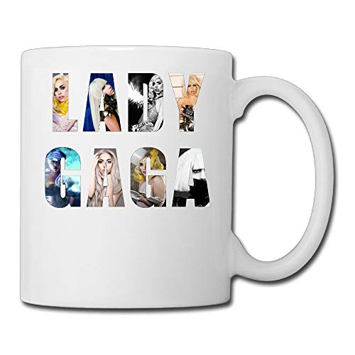 Thorea Cantante Popular Estadounidense Lady Gaga Logo Printing Tea Coffee Mug Cup