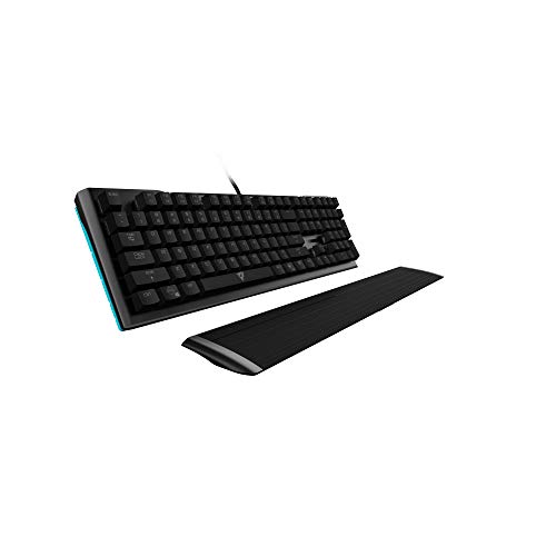 ThunderX3 AK7CHR, teclado gaming mecánico, CHERRY MX rojo, reposamuñecas, negro