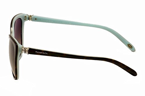 Tiffany & Co. 0TY4089B 81343B 58 Gafas de sol, Azul (Havana/Blue/Brown Gradient), Mujer