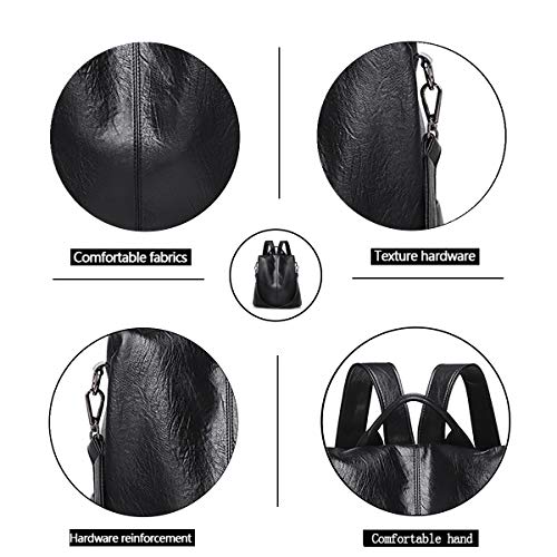 Tisdaini Bolsos Mochila Mujer Moda antirrobo Casual Viaje Escolares Bolsos