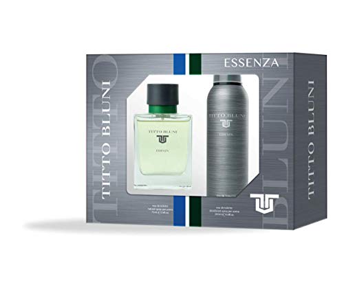 Titto Bluni Essenza Uomo Eau de Toilette Natural Spray 75ml + Deodorant Spray 200ml