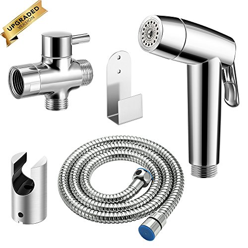 Tocador de mano Bidet Kit de pulverizador Bidet Inodoro de mano Bidet ajustable de mano Bidet Water Cleaner (Kit de 4 Modos)