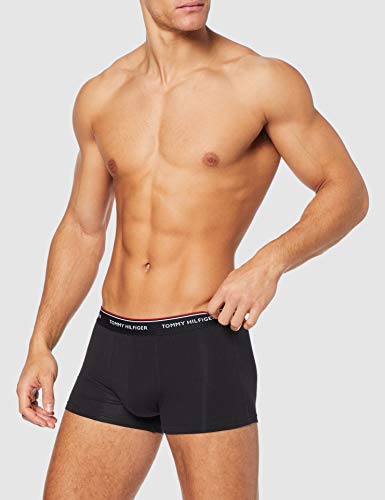 Tommy Hilfiger 3p Trunk Bóxer, Negro (Black 990), X-Large (Pack de 3) para Hombre