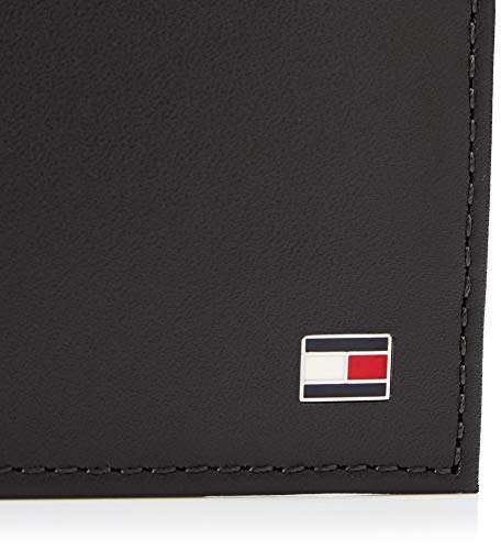 Tommy Hilfiger Eton Mini CC Wallet, Cartera para Hombre, Black, única