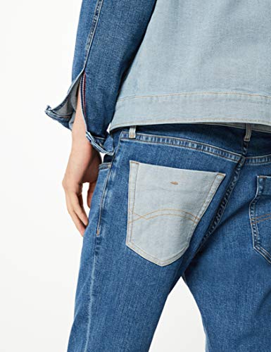 Tommy Jeans Hombre Tjm Scanton Heritage Slim Jeans, Azul (TJ DENIM COLORBLOCK 1A4), W34/L32