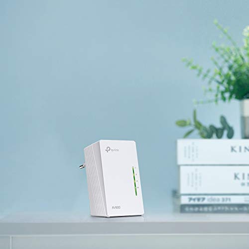 TP-Link TL-WPA4220 AV600 300Mbps - Extensor de Comunicación por Línea Eléctrica (WiF, PLC con WiFi, Extensor, Repetidores de Red, Amplificador y Cobertura Internet, 2 Puertos), 1 pieza