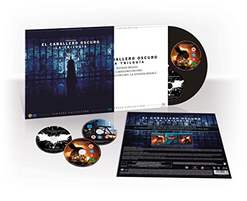 Trilogía Caballero Oscuro Colección Vintage (Funda Vinilo) Blu-Ray [Blu-ray]