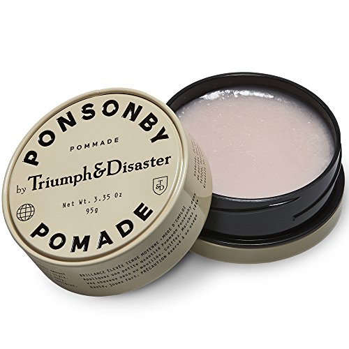 Triumph & Disaster Ponsonby Pomade 3.35oz – Medium Hold Non-Greasy High-Shine Petroleum-Free Hair Pomade with Nourishing Dragon͛s Blood, Harakeke, and Argan Oil