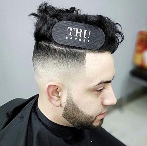 Tru Barber Hair Grippers para hombres y mujeres – Salón y peluquería, pinzas para el pelo para peinar, seccionar, cortar y colorear, agarre antideslizante, soporte para el cabello (negro/blanco)