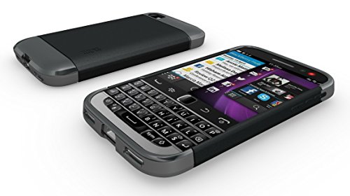 TUDIA Blackberry Classic Smartphone Funda, Ultra Delgado Lite TPU Caso de Parachoques de protección Funda Carcasas para Blackberry Classic Smartphone (2014 Released) (Negro)