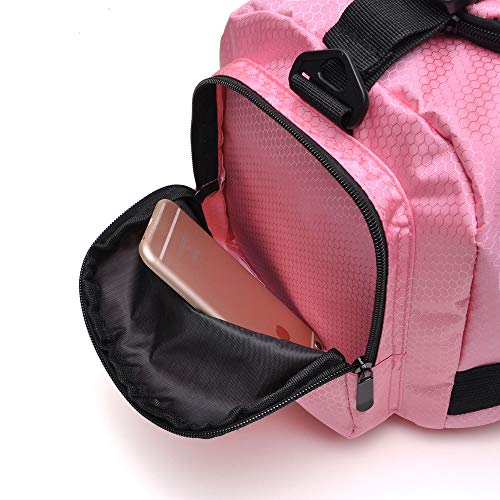 tuokener Mochila Mujer de Deporte Bolsa Gimnasio Mochilas para La Playa Gym Bolsas Impermeable Nylon (Rosa)