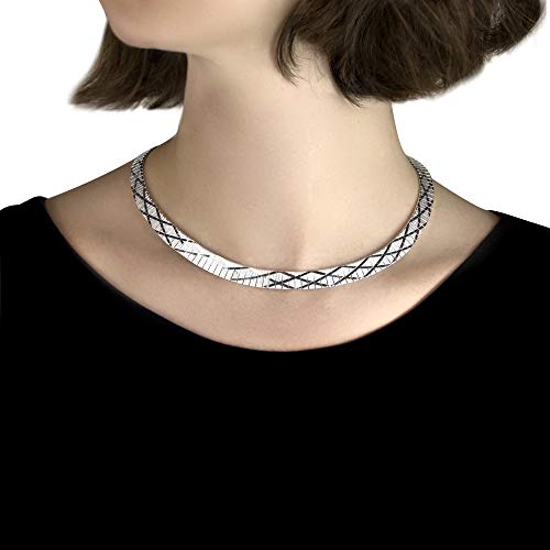 Tuscany Silver Collar de plata de ley