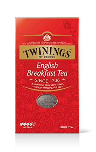 Twinings Té sin English Breakfast 200 g, 1er Pack (1 x 200 g)