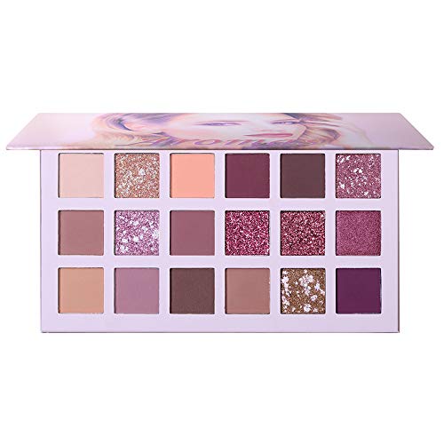 Ucanbe Nuevo 18 Colores Maquillaje Paleta de Sombra de Ojos Brillo Mate Pigmentado de Alta Durabilidad Rosa Maquillaje Sombra de Ojos Pallete Cosméticos