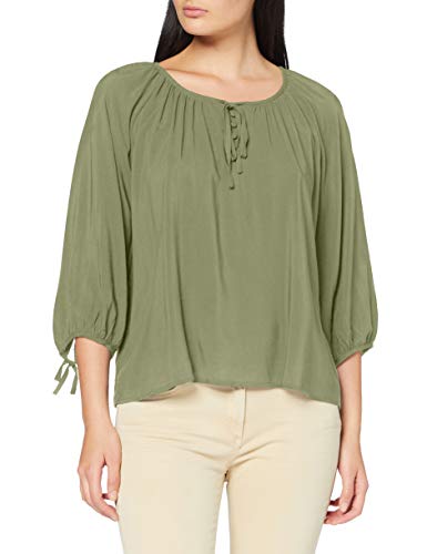 United Colors of Benetton Blusa Camisa, Verde (Oil Green 26k), X-Large para Mujer