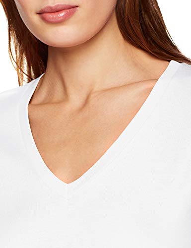 United Colors of Benetton T-Shirt Camiseta de Tirantes, Blanco (Bianco 101), Small para Mujer