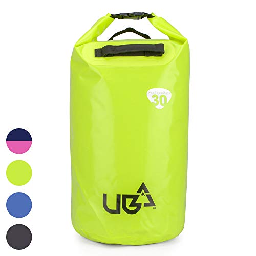 Urban Beach - Bolsa Impermeable para Viaje (Ideal para Deportes acuáticos y Aventuras), 30 L, Color Amarillo, tamaño 30 l, Volumen 30liters