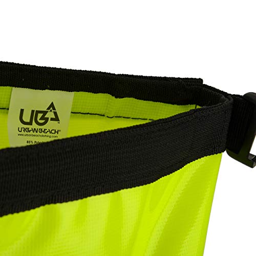 Urban Beach - Bolsa Impermeable para Viaje (Ideal para Deportes acuáticos y Aventuras), 30 L, Color Amarillo, tamaño 30 l, Volumen 30liters