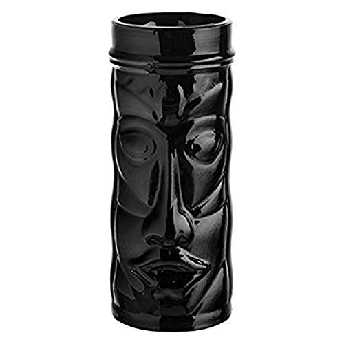 Utopía r90216 Tiki Tahití vaso, Onyx, 15,75 oz, 45 cl (Pack de 6)