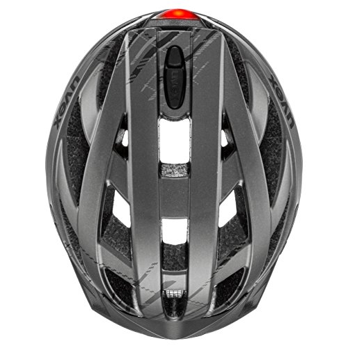 Uvex City i-Vo Casco de Ciclismo, Hombre, (Multicolor) Plata Oscuro/Burberry, 52-57 cm