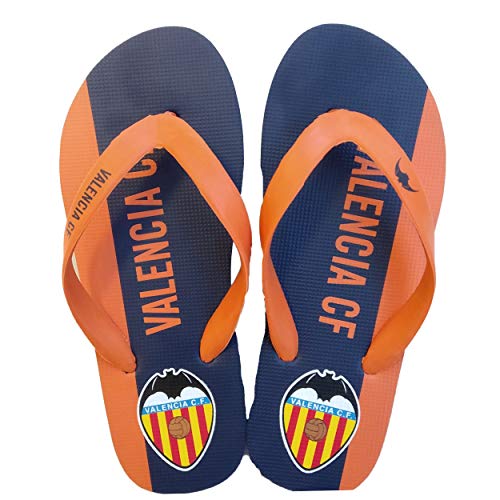 Valencia CF Chancla Naranja, Unisex Adulto, 39-40