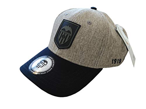 Valencia CF Gorra Premium Cool Logo, Unisex Adulto, Gris, 58