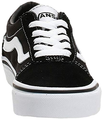 Vans Ward Suede/Canvas, Zapatillas Unisex niños, Negro ((Suede/Canvas) Black/White Iju), 36.5 EU