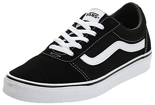 Vans Ward - Zapatillas para Mujer, Negro (Suede/Canvas/Black/White Iju), 36 EU